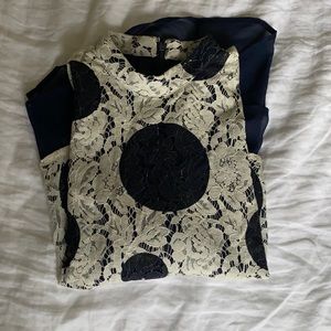 Lacy Anthropologie top